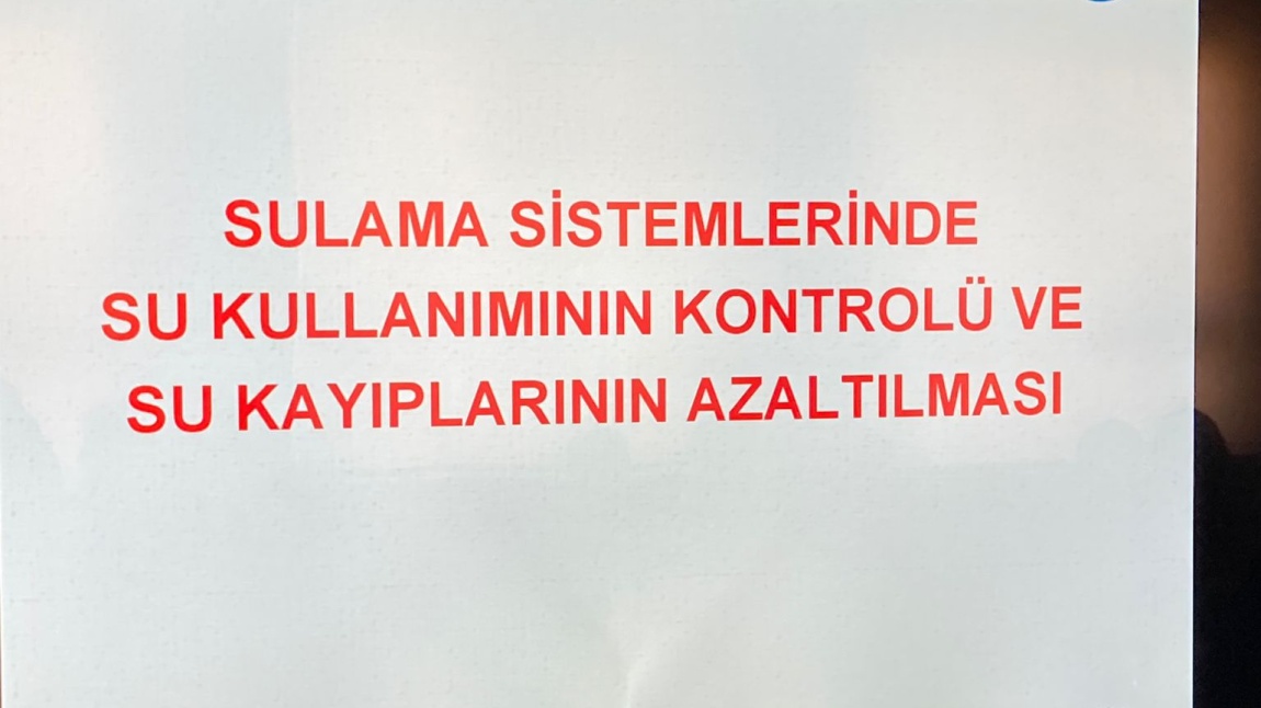 Kuraklık ve Su Kullanımına Yönelik Eğitim